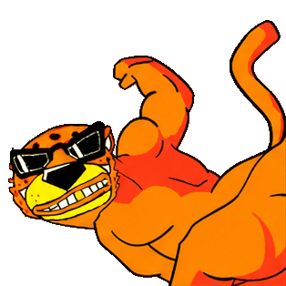 Cheetah flexing